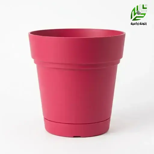 اصيص زراعة دائري 22 سم  وردي مينترا