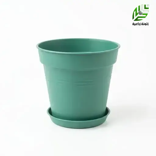 اصيص زراعة دائري 13سم اخضر مينترا